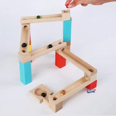 Stitching boll track toys