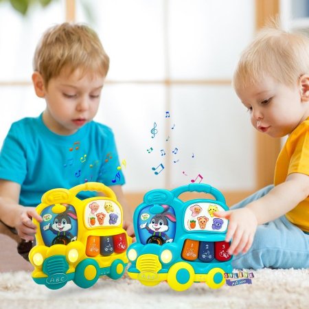 🚌🎹 حافلة المرح التعليمية الموسيقية 🎹🚌