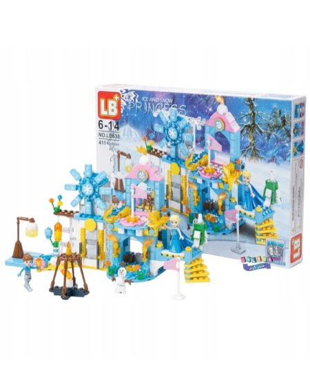 Ice and snow princess castle