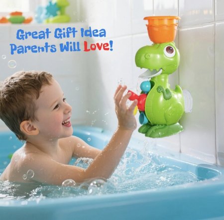 Bath Toys الديناصور