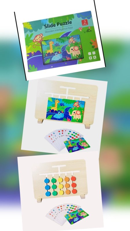 🧩 Slide Puzzle & Think & Match