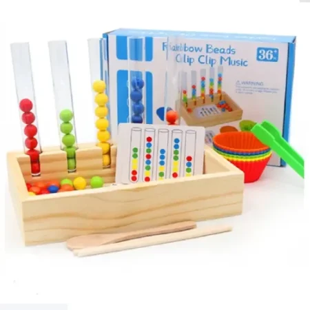 Rainbow Beads Clip Music
