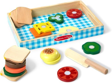 Melissa & Doug Wooden Sandwich Making Set