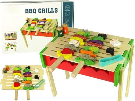 Wooden BBQ Grill