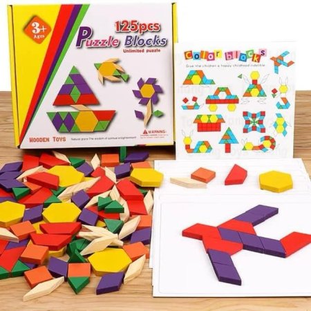 125PCs Puzzle Blocks