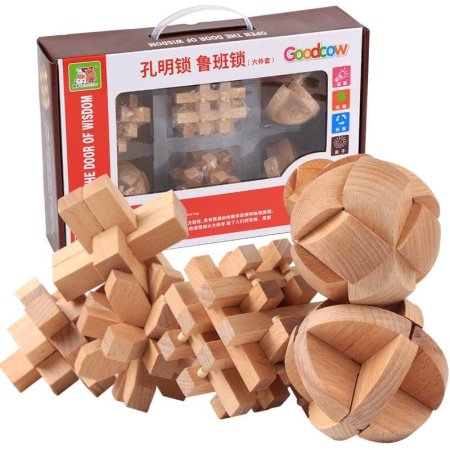 ألغاز خشبية ثلاثية الأبعاد