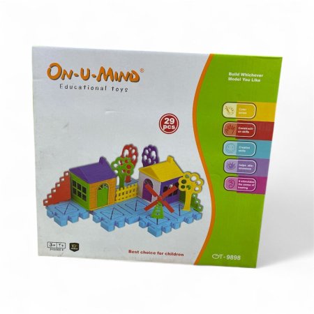 مكعبات بناء مدينة تحتوي على 29 قطعة حجم كبير