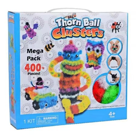 كرات الأشواك الملونة تحتوي على 400 قطعة