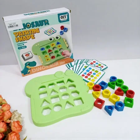 لعبة الديناصور لتطابق الأشكال