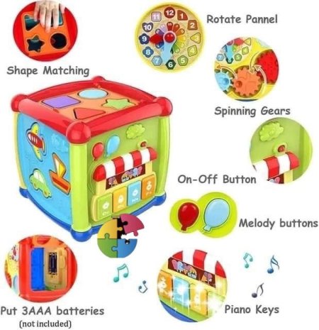 مكعب الانشطة التعليمي  FANCY CUBE