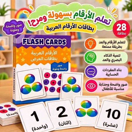 Flash Cards الأرقام العربية