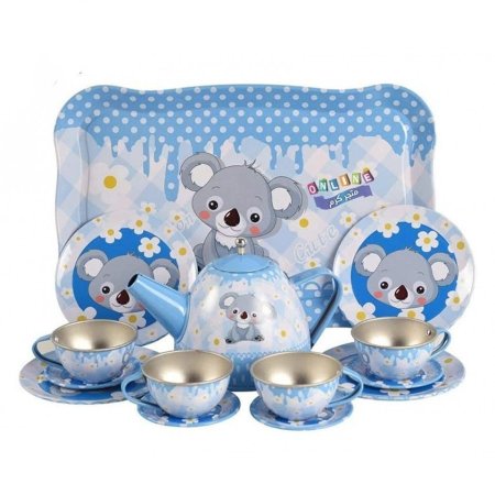 طقم الشاي المعدني الأنيق الفاخر