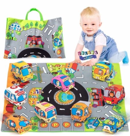 السيارات والسجادة القماشية