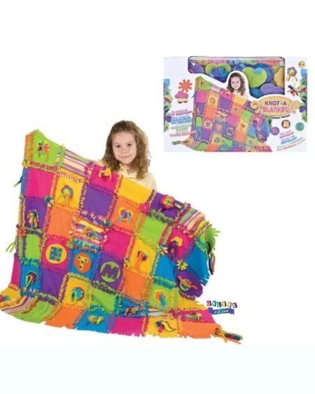 اصنعها بنفسك بطانية من الصوف بنمط فريد