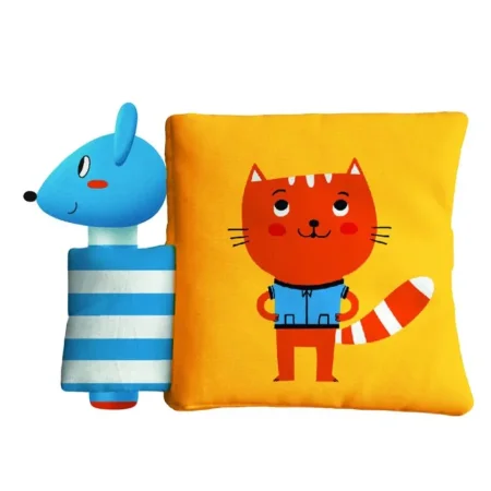 كتاب القط والفأر كتابي الناعم عن الحيوانات